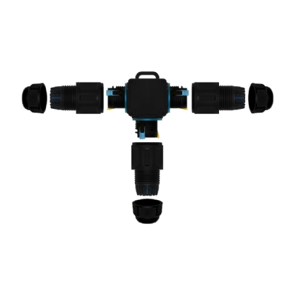 CONECTOR IMPERMEAVEL IP68 TIPO T - BLUMENAU
