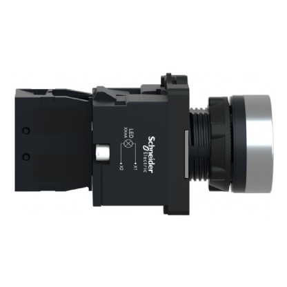 BOTAO PLASTICO FACEADO LUMINOSO 220V 1NA 22MM AMARELO - SCHNEIDER