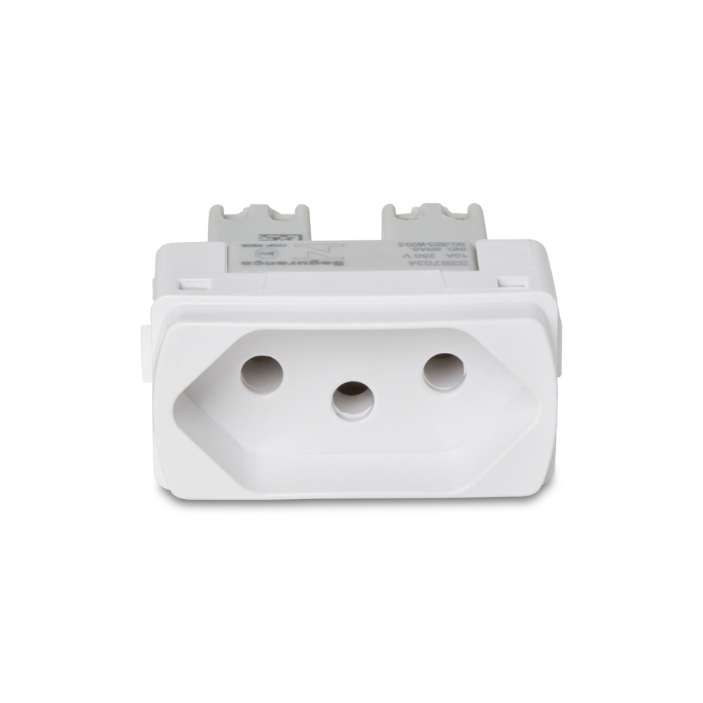 Modulo Tomada 2 Pinos + Terra 10A 250V Linha Miluz - Schneider