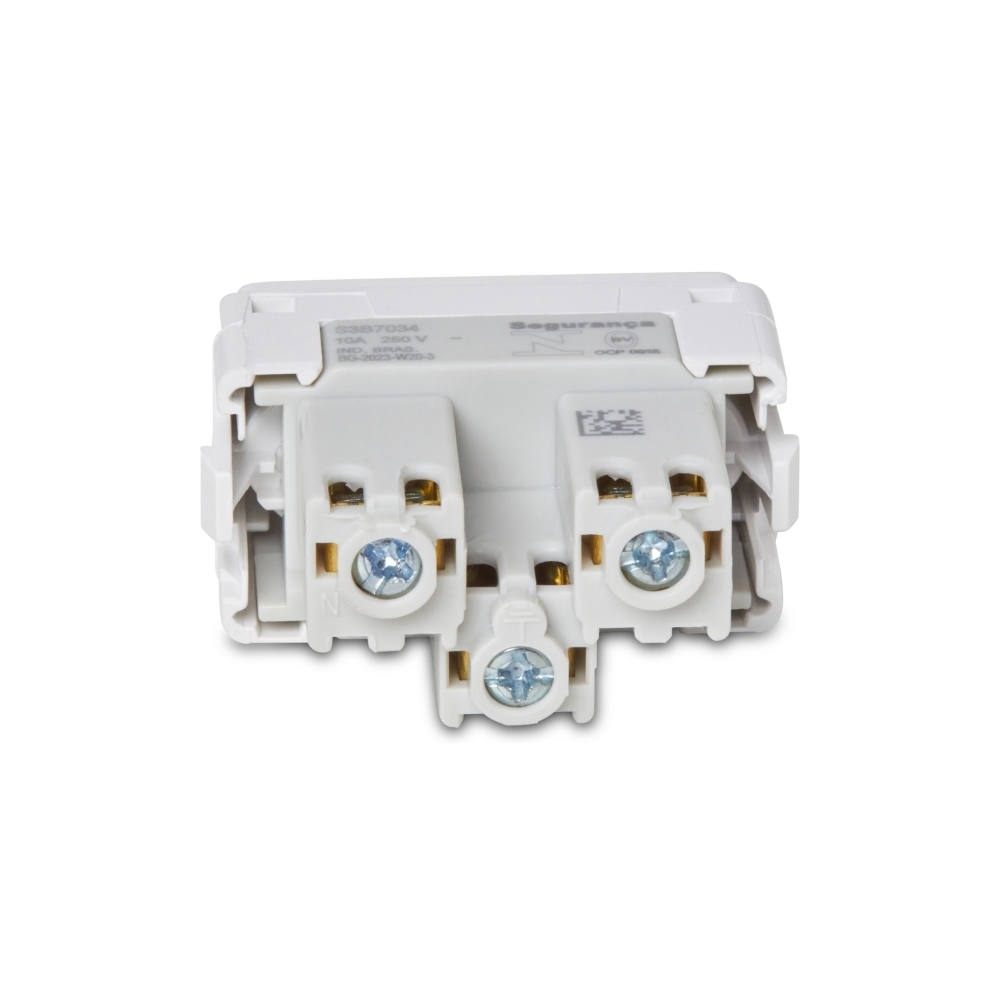 Modulo Tomada 2 Pinos + Terra 10A 250V Linha Miluz - Schneider