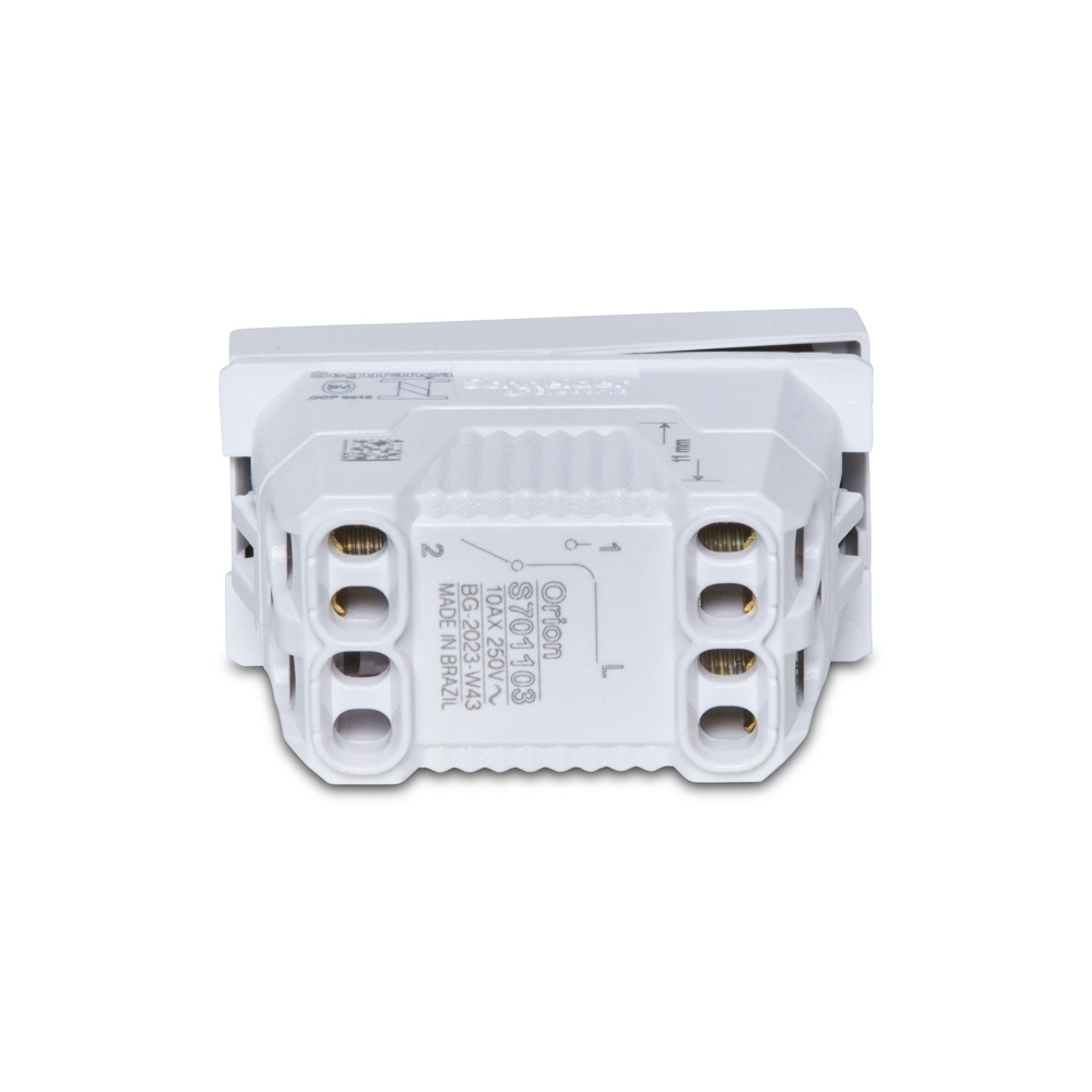 Modulo Interruptor Paralelo Branco Linha Orion - Schneider