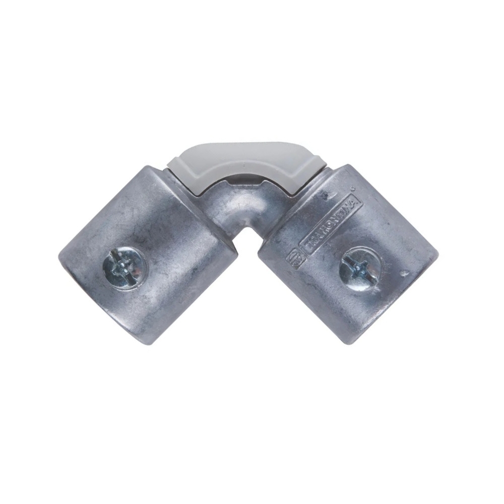 UNILET CONECTOR ALUMINIO CURVO 3/4 POLEGADA SEM ROSCA - TRAMONTINA