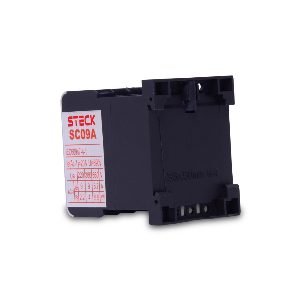 CONTATOR MINI TRIPOLAR 12A 1NA 220VCA - STECK