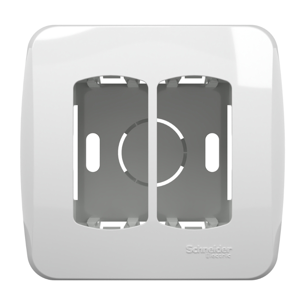Caixa Sobrepor p/ 2 Modulos Branco Linha Miluz - Schneider