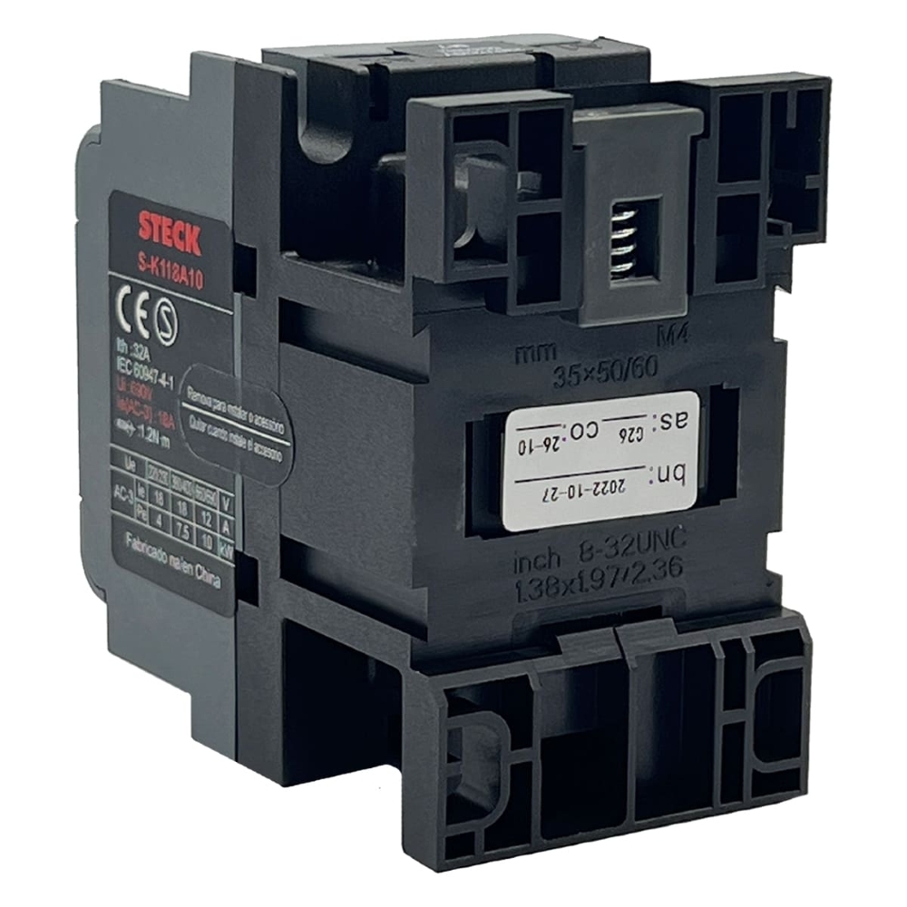 CONTATOR PRINCIPAL TRIPOLAR 18A 1NA 220VCA - STECK