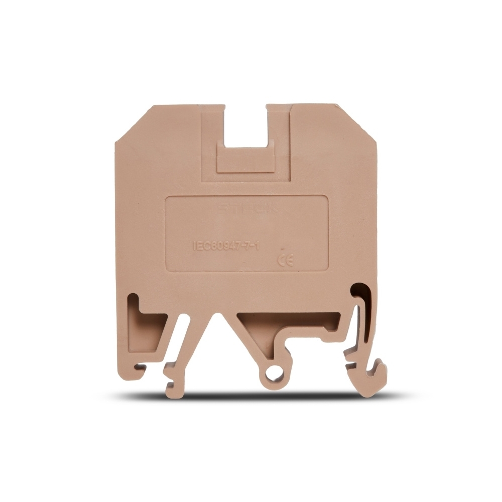 CONECTOR BORNE SAK 6MM BEGE - STECK