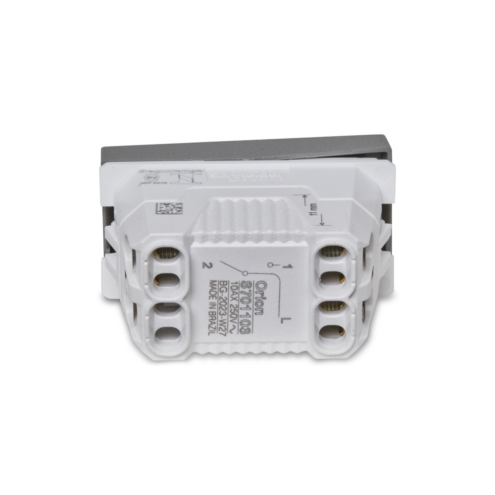 Modulo Interruptor Paralelo Aluminio Linha Orion - Schneider