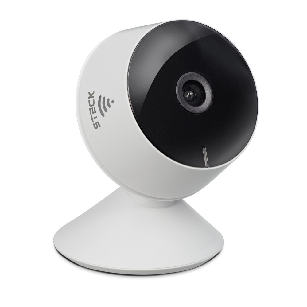 CAMERA DE SEGURANCA INTERNA COM DETECCAO DE MOVIMENTO E MODO NOTURNO - SMART STECK