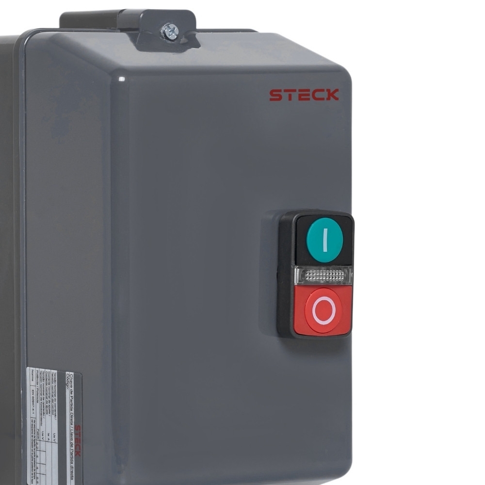 CHAVE PARTIDA DIRETA 1CV 2,5-4A 230V - STECK