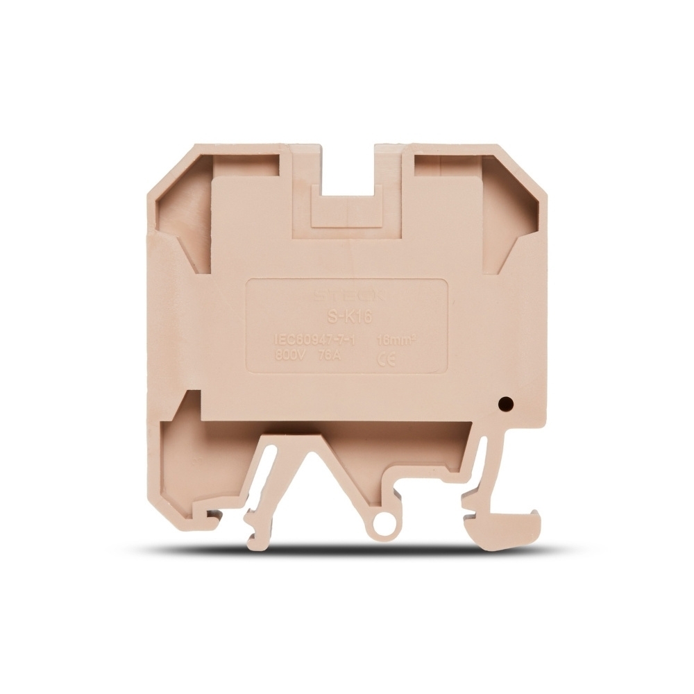 CONECTOR BORNE SAK 16MM BEGE - STECK