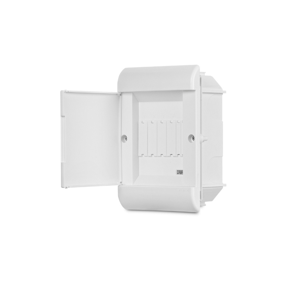 QUADRO EMBUTIR PARA 5 DISJUNTORES DIN BRANCO WALL - STECK