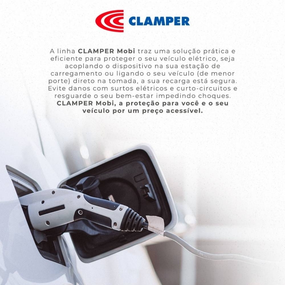QUADRO PROTETOR DE CARREGADOR VEICULAR 8KW 220V 40A MOBI SEM TOMADA - CLAMPER