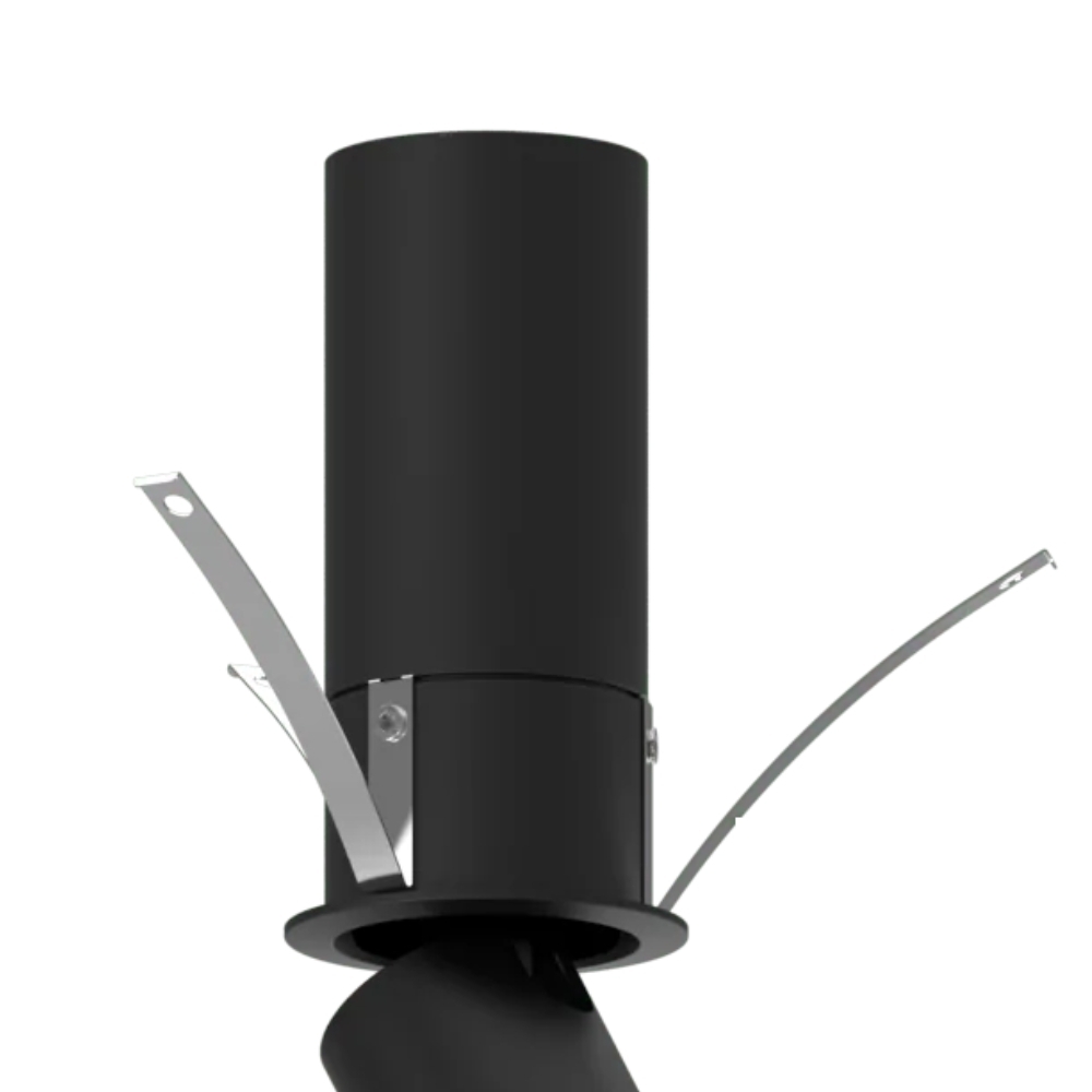 SPOT LED STIK 3W BIVOLT LUZ AMARELA 2700K 270LM PRETO DIRECIONAVEL RETR IP20 - GAYA