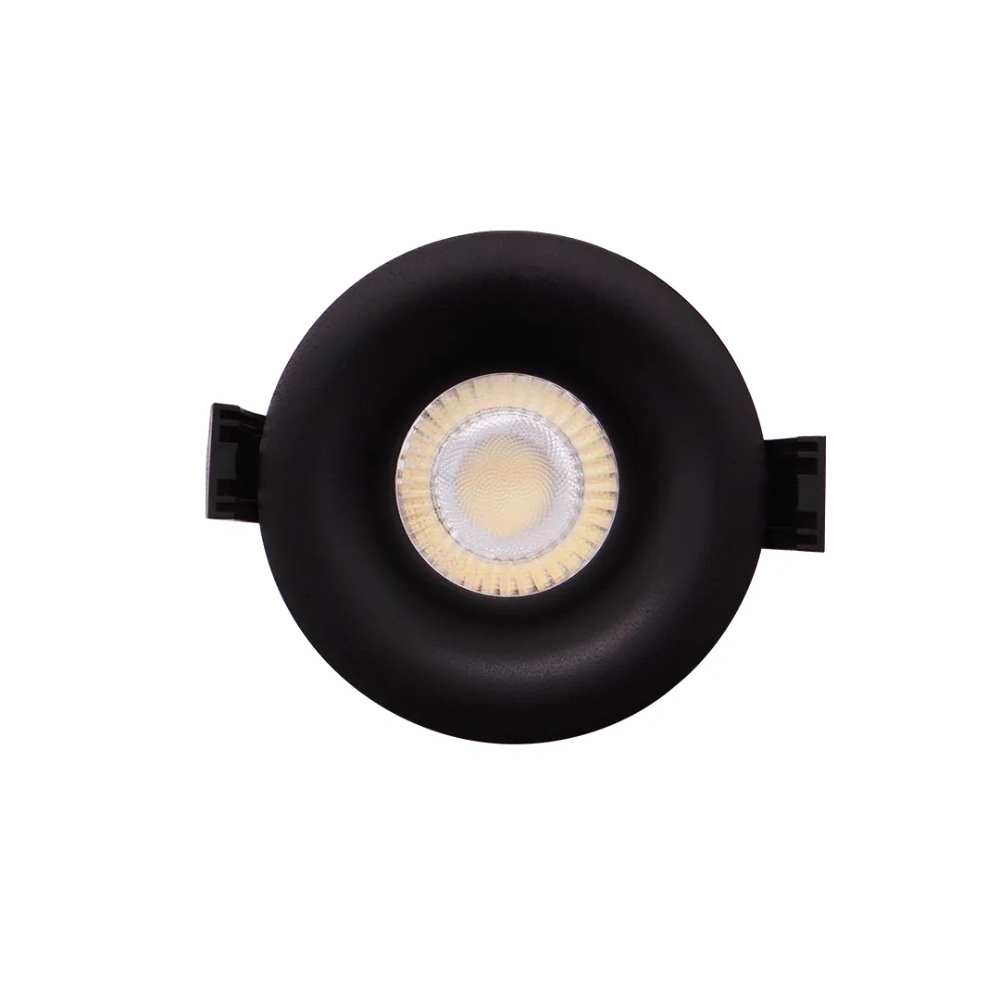 SPOT LED EMBUTIR 8W BIVOLT 2700/3000/4000/6500K 640LM PRETO 55G IP65 - GAYA