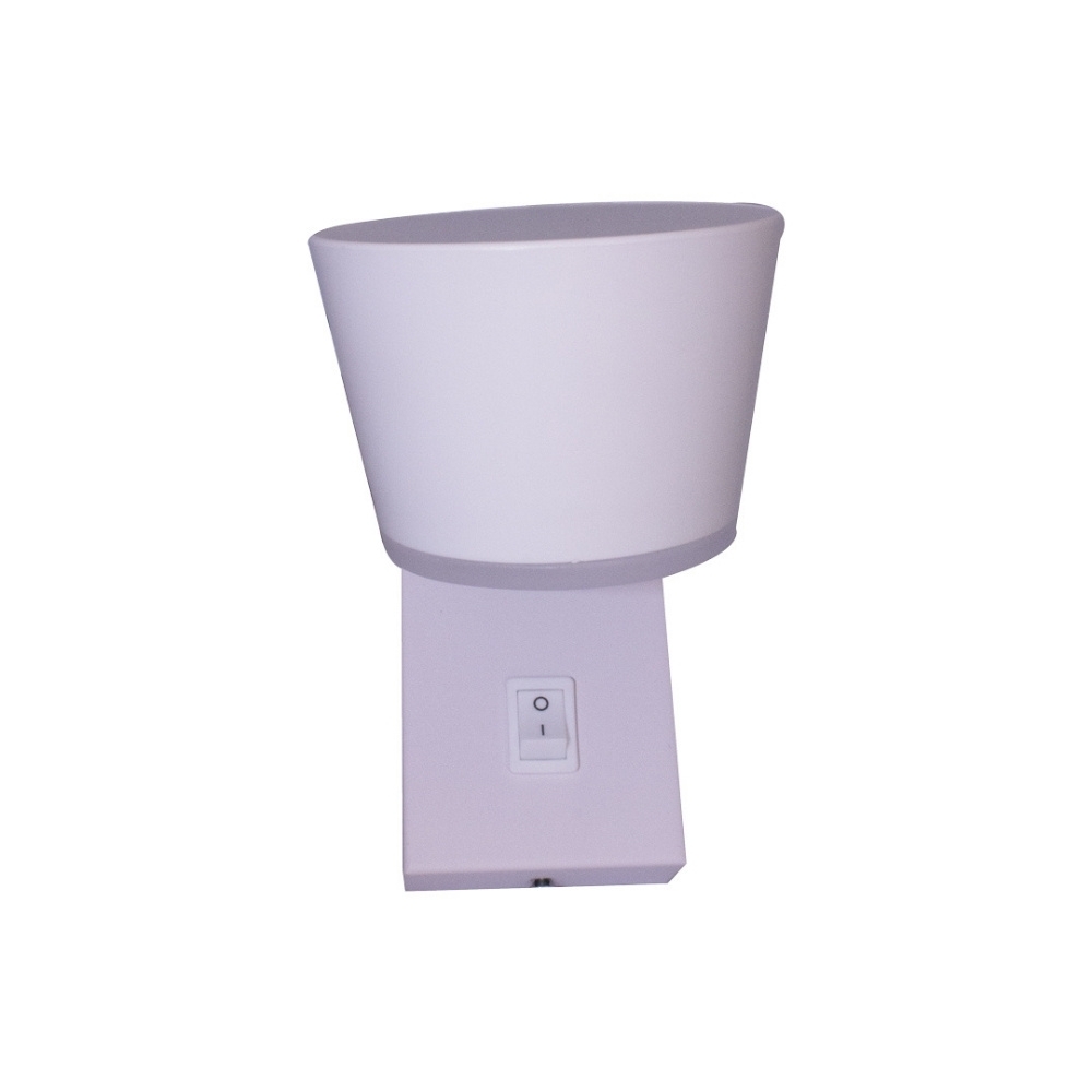 ARANDELA LED MYA FACHO DUPLO 7W BIVOLT LUZ AMARELA 3000K 480LM BRANCO - GAYA