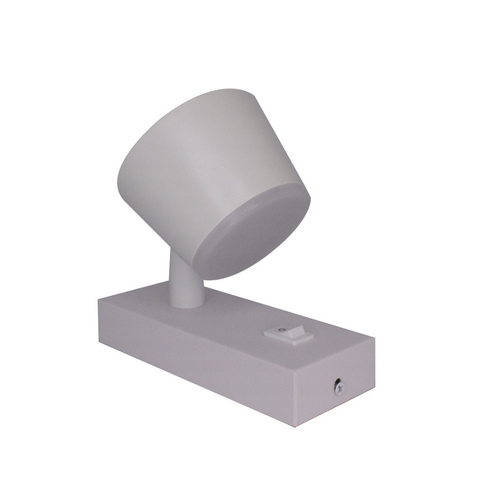 ARANDELA LED MYA FACHO DUPLO 7W BIVOLT LUZ AMARELA 3000K 480LM BRANCO - GAYA