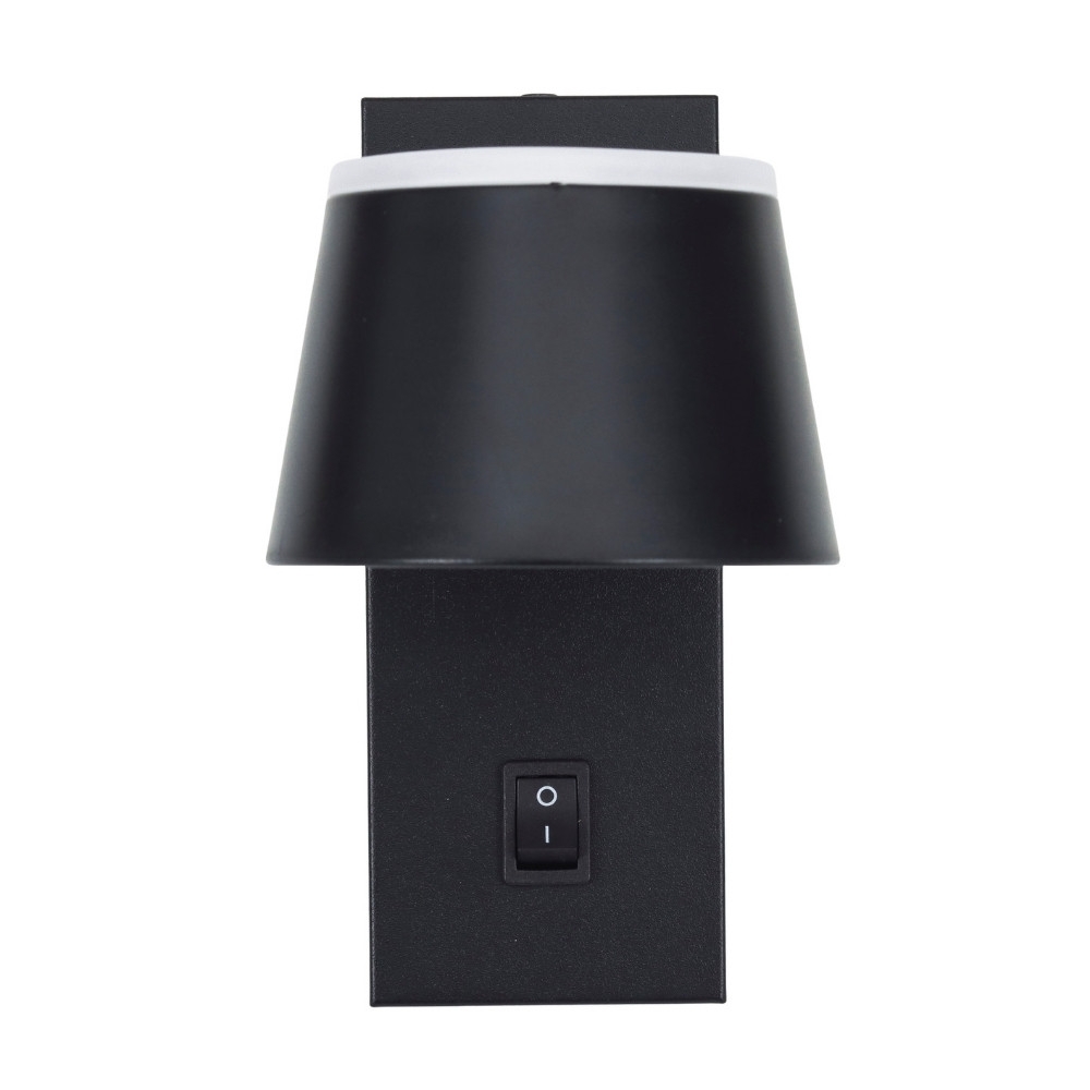 ARANDELA LED MYA FACHO DUPLO 7W BIVOLT LUZ AMARELA 3000K 480LM PRETO - GAYA