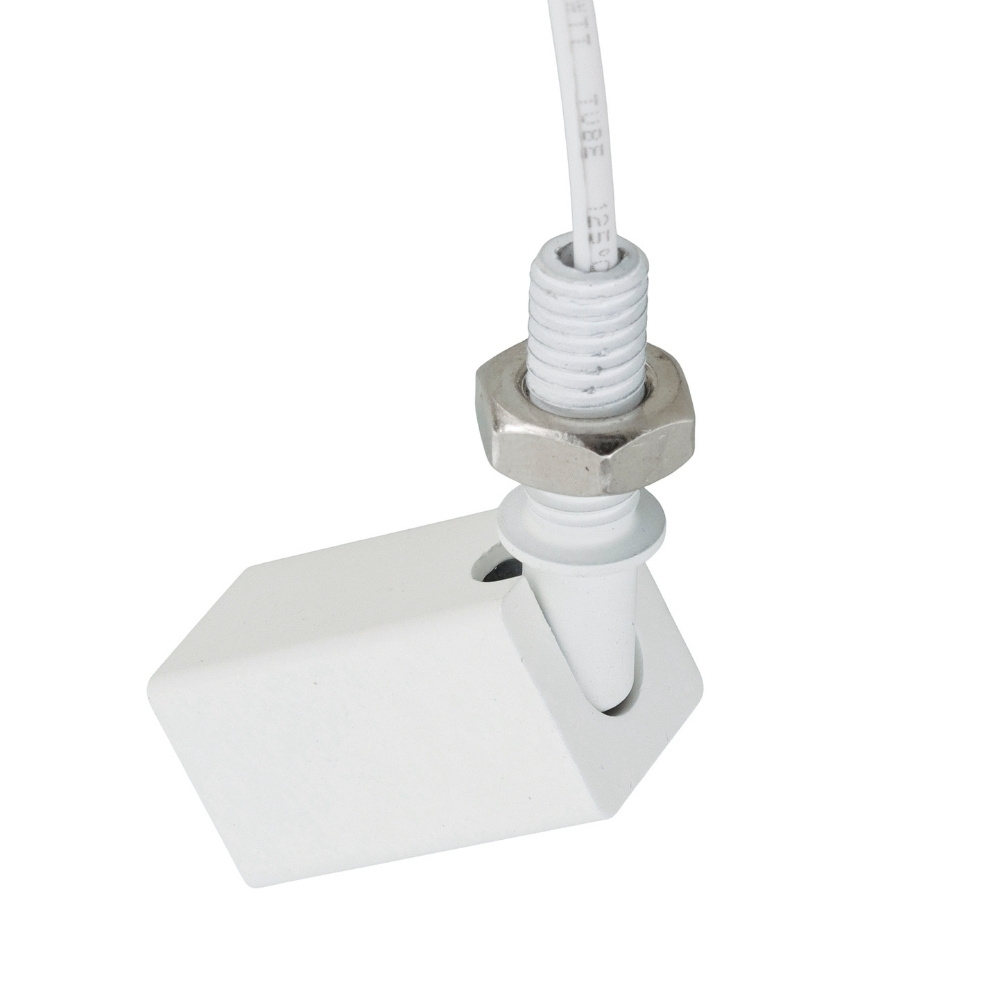 SPOT LED MINI LEYA 1W 24V LUZ AMARELA 2700K 90LM QUADRADO BRANCO COM 2 PECAS - GAYA