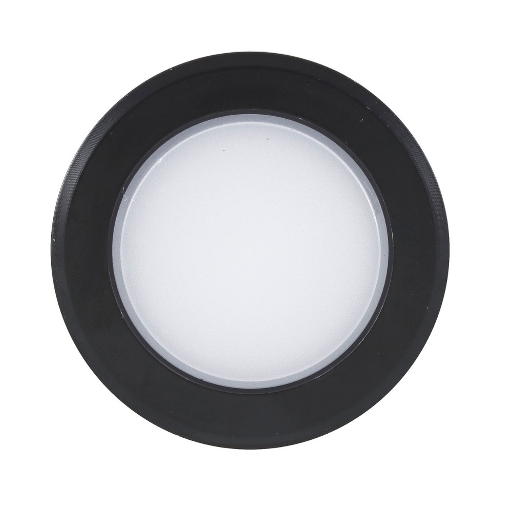 SPOT SOLO LED EMBUTIR 6W BIVOLT LUZ BRANCA 6000K 510LM PRETO COB IP67 - GAYA