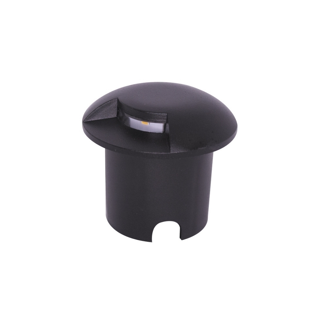 SPOT SOLO LED EMBUTIR 1W BIVOLT LUZ AMARELA 3000K 70LM PRETO - GAYA