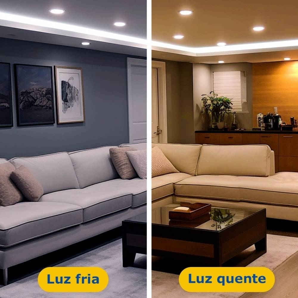 FITA LED 20W/M 12V LUZ AMARELA 3000K 1850LM IP20 IRC90 ROLO 5 METROS - LUMINATTI
