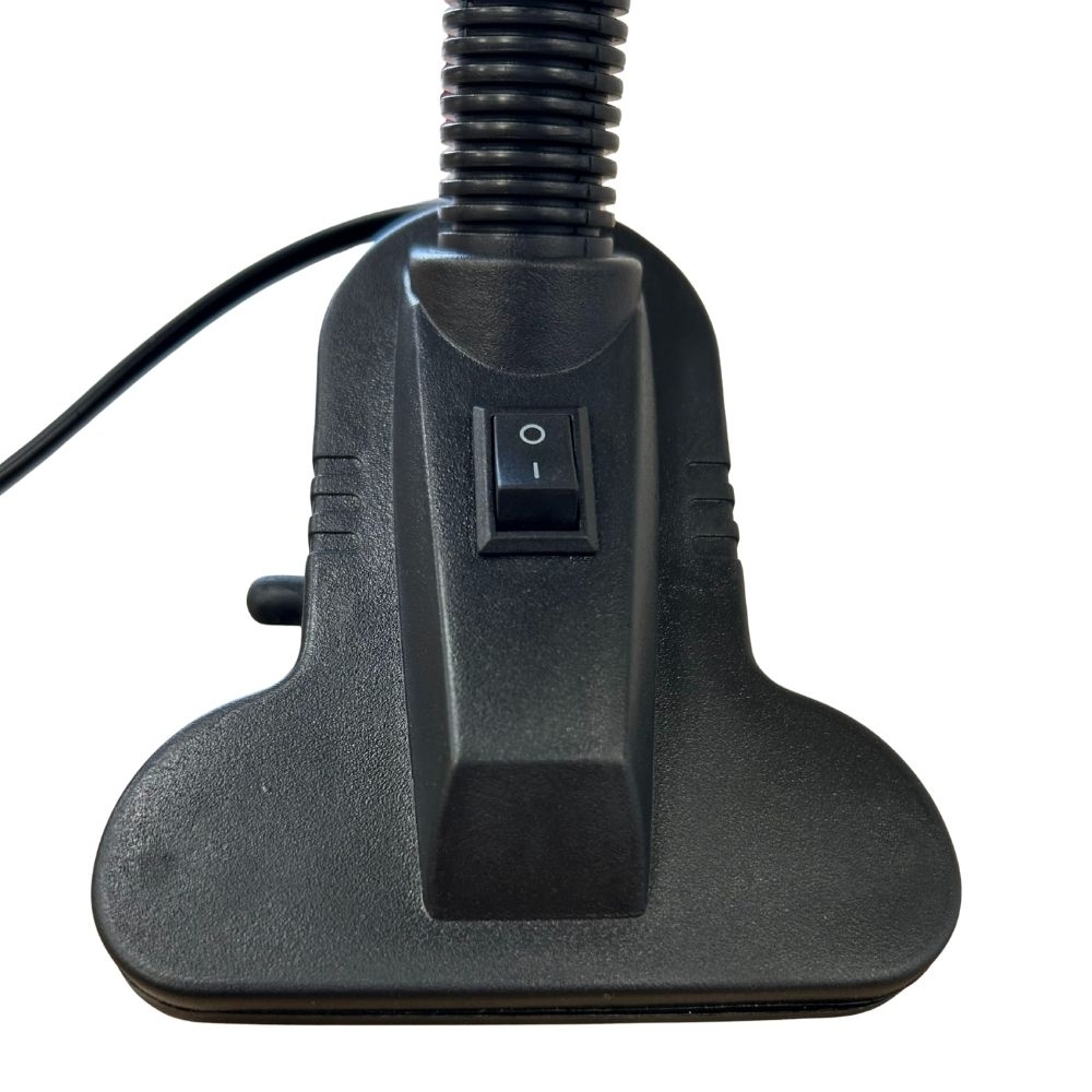 LUMINARIA DE MESA VIKING PARA 1 LAMPADA E27 BIVOLT CLIP AZUL - LUMINATTI