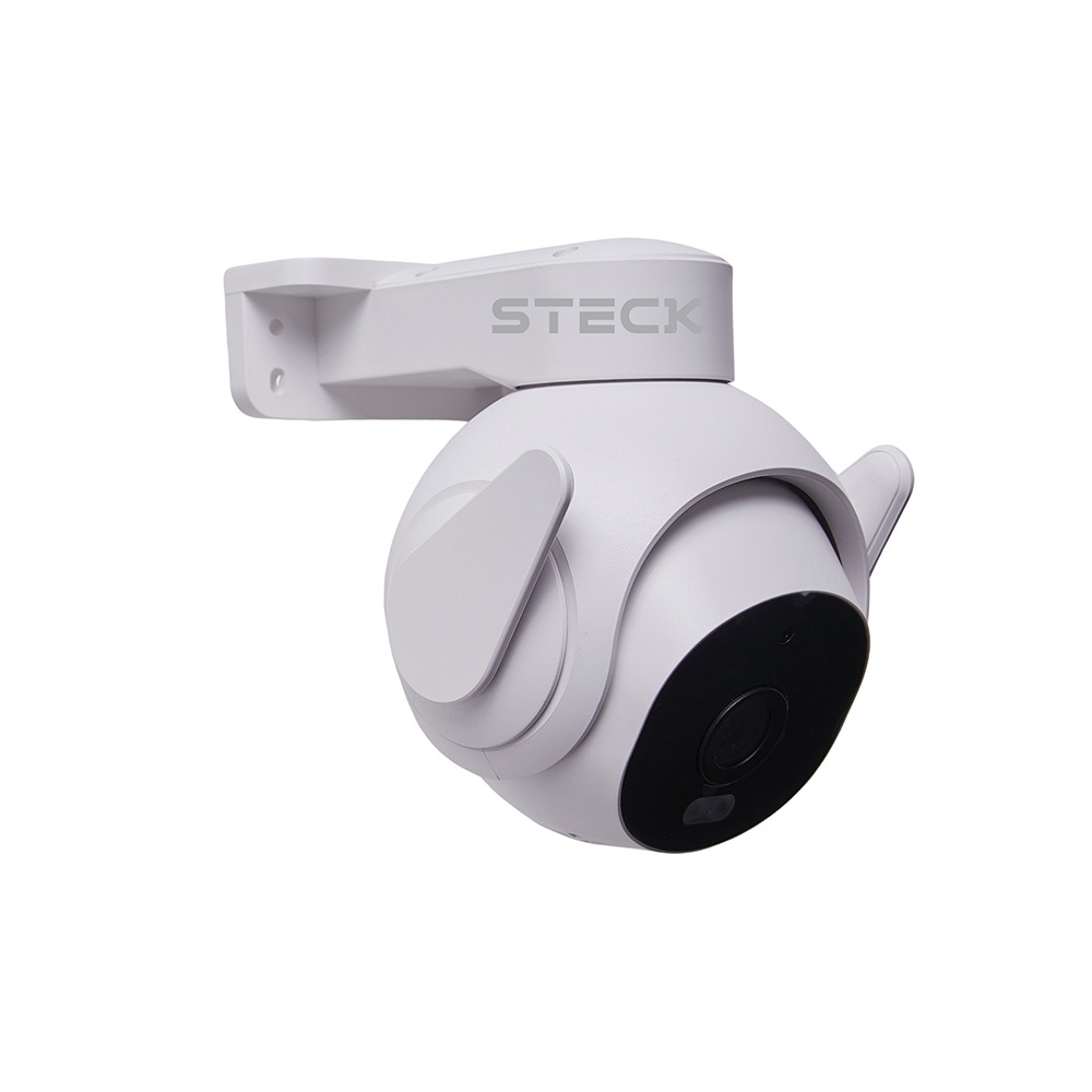 CAMERA DE SEGURANCA EXTERNA PTZ 360G FULL HD WI-FI IP65 AMBIENTE CONECTADO - STECK