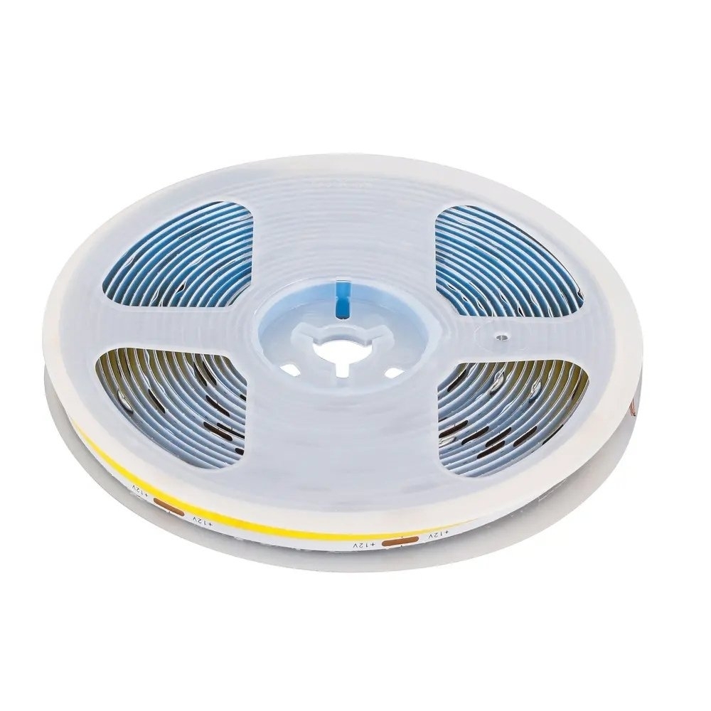 FITA LED COB 18W/M 12V LUZ AMARELA 3000K 1800LM IP20 ROLO 5 METROS - GAYA