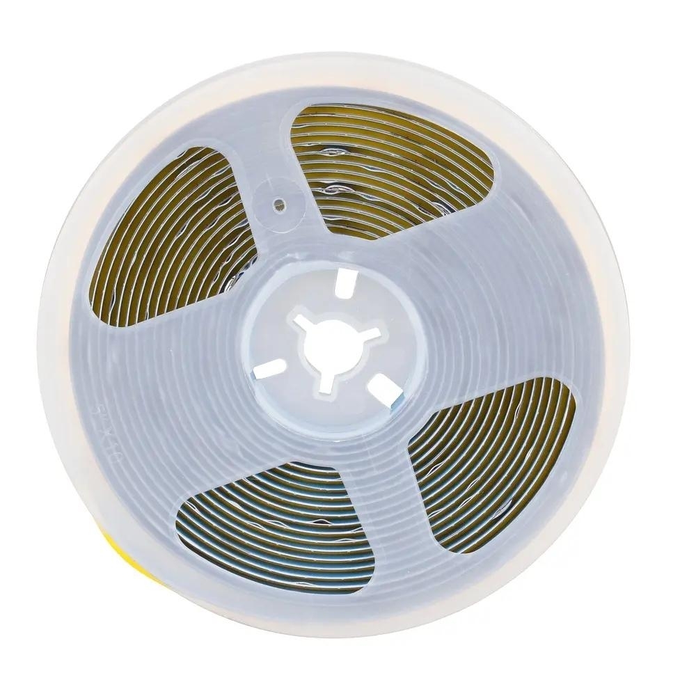 FITA LED COB 18W/M 12V LUZ AMARELA 3000K 1800LM IP20 ROLO 5 METROS - GAYA