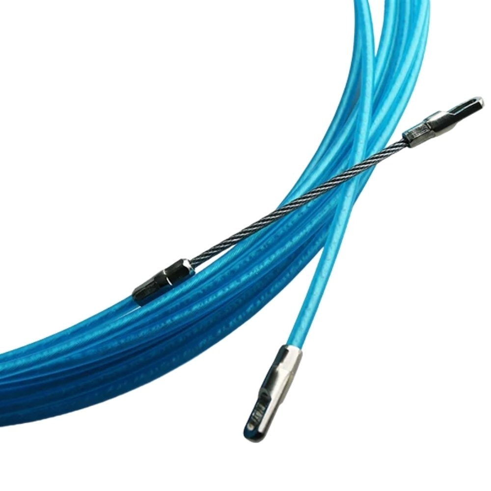 PASSA FIO COM ALMA ACO 20M 100KG AZUL - SOPRANO