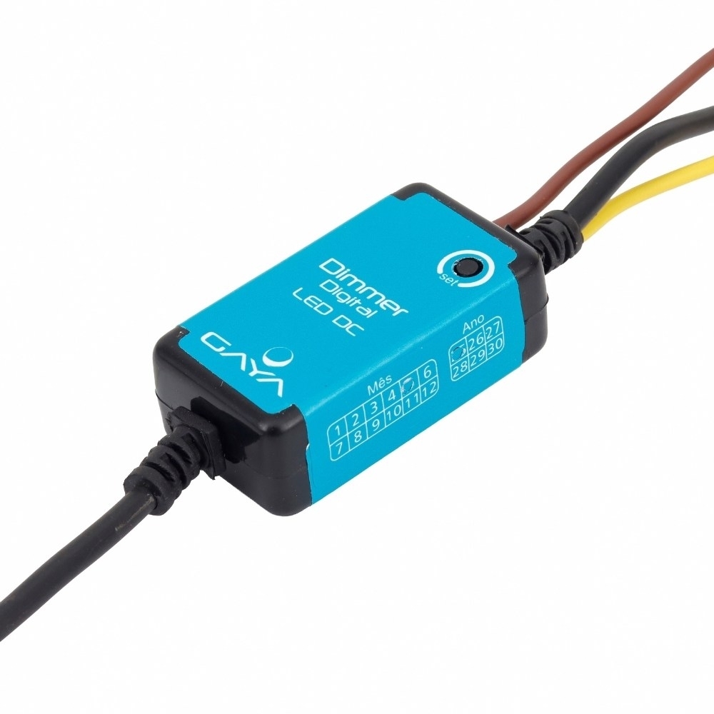 DIMMER DIGITAL DC 12/24V COM CONECTOR IP20 50W - GAYA