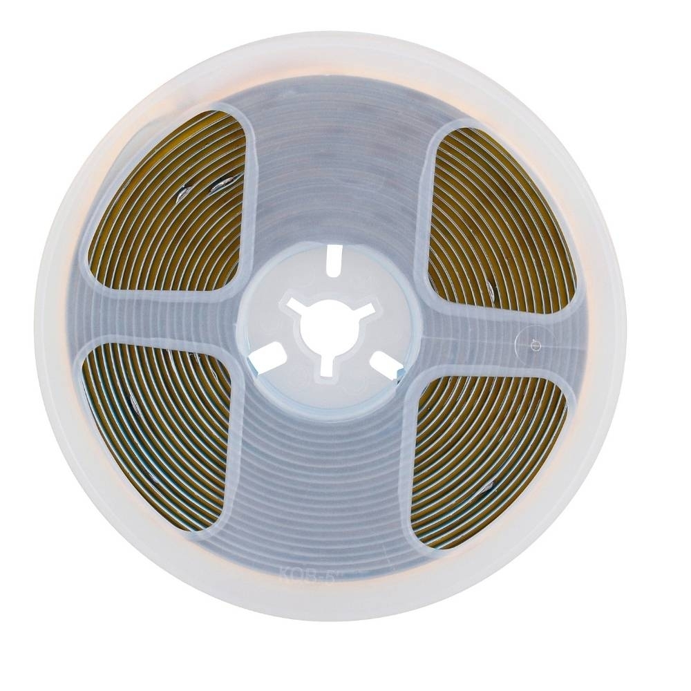 FITA LED COB 9W/M 12V LUZ AMARELA 3000K 900LM IP20 ROLO 5 METROS - GAYA