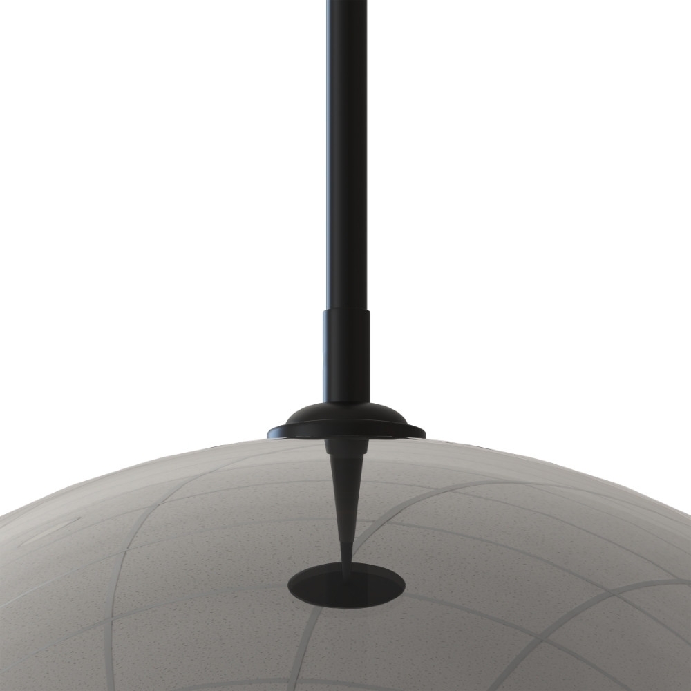 PENDENTE MABEL PARA 1 LAMPADA G9 CINZA - HEVVY