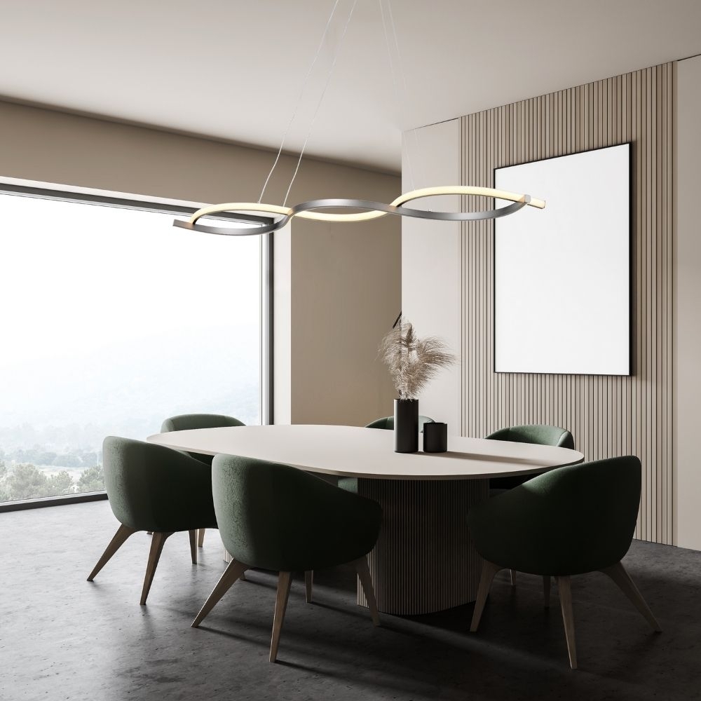 PENDENTE LED HORIZON RNA 62W 3000/4000/6000K 3695LM GR - HEVVY