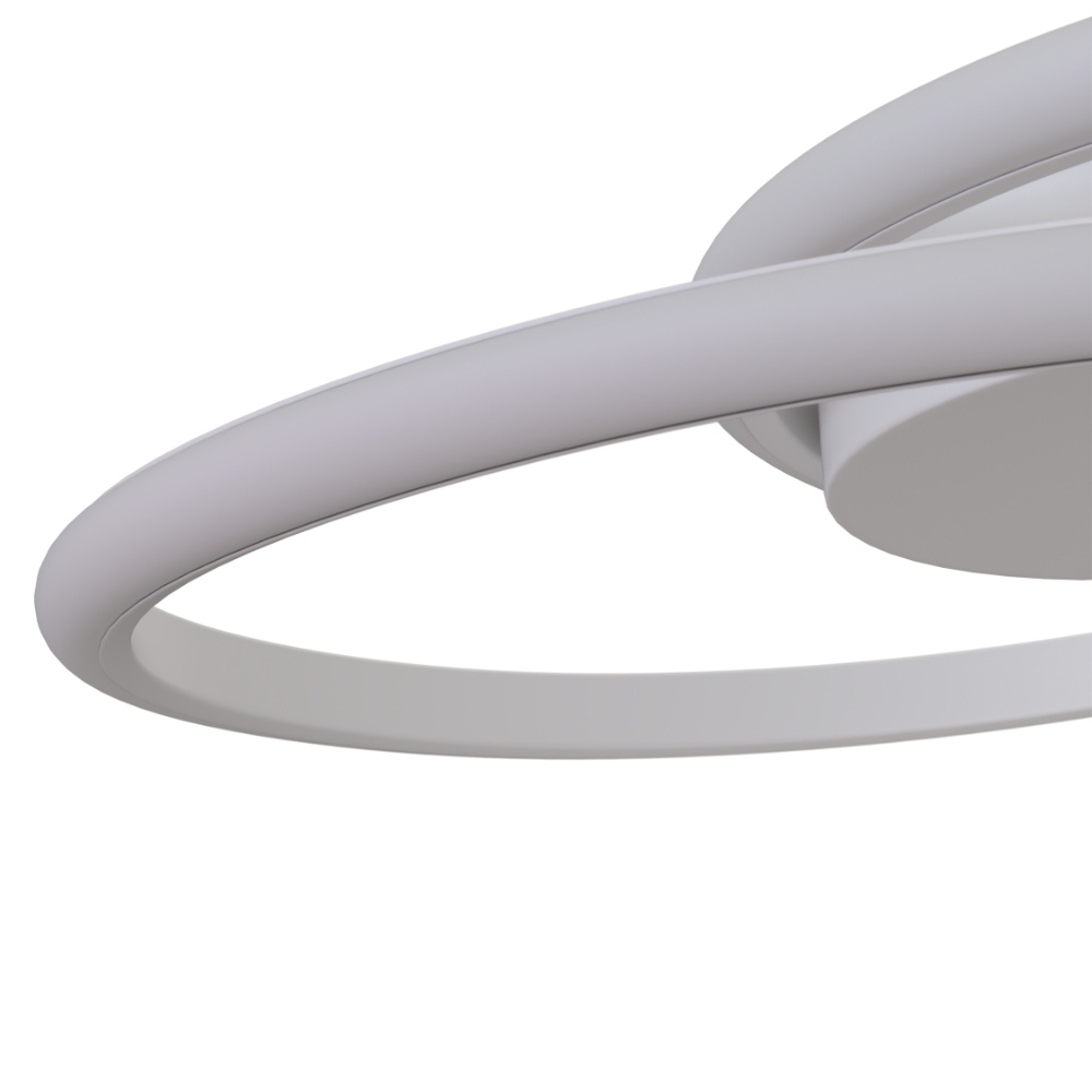 PLAFON LED CIRCLE 30W 3000/4000/6000K BRANCO 40CM REDONDO - HEVVY