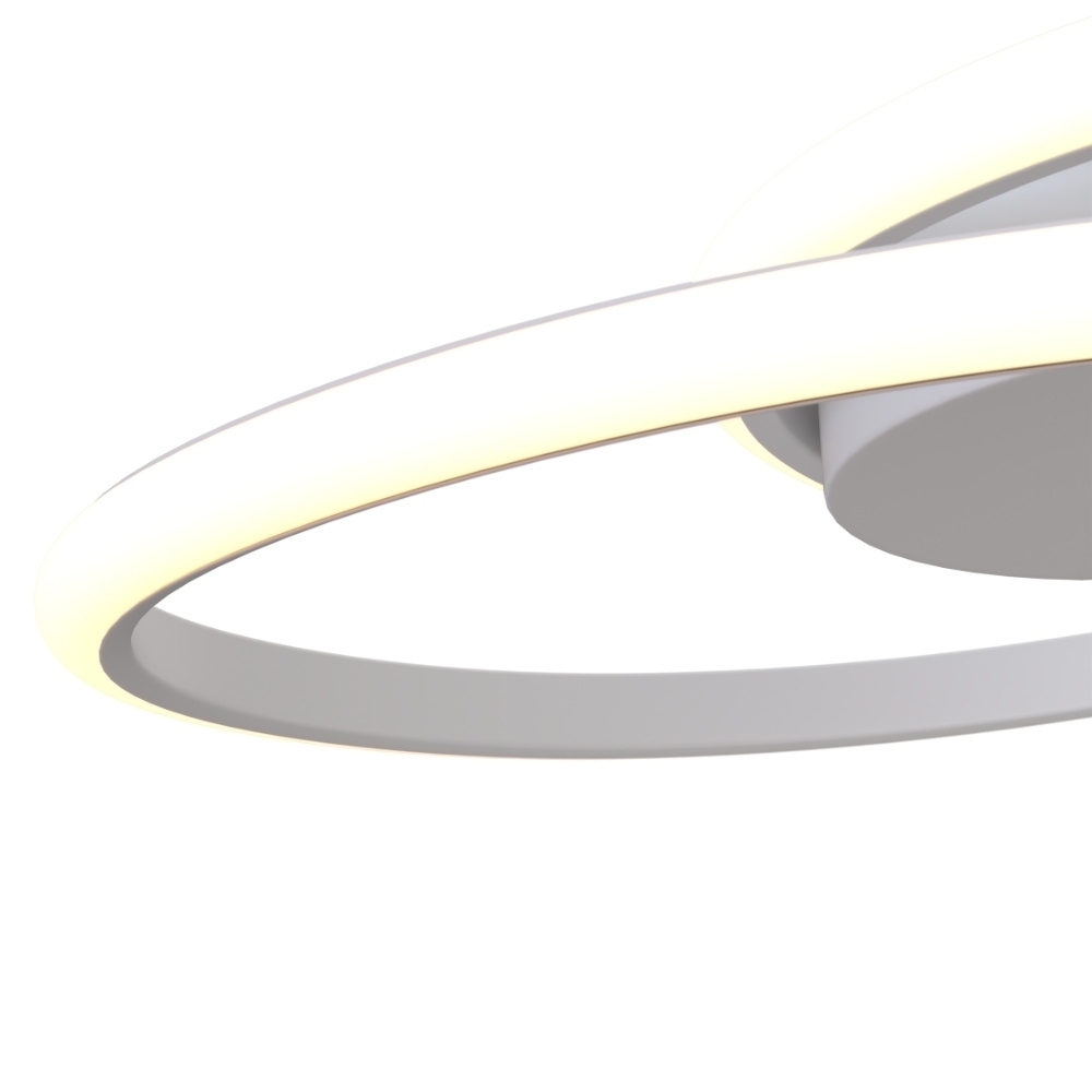 PLAFON LED CIRCLE 30W 3000/4000/6000K BRANCO 40CM REDONDO - HEVVY