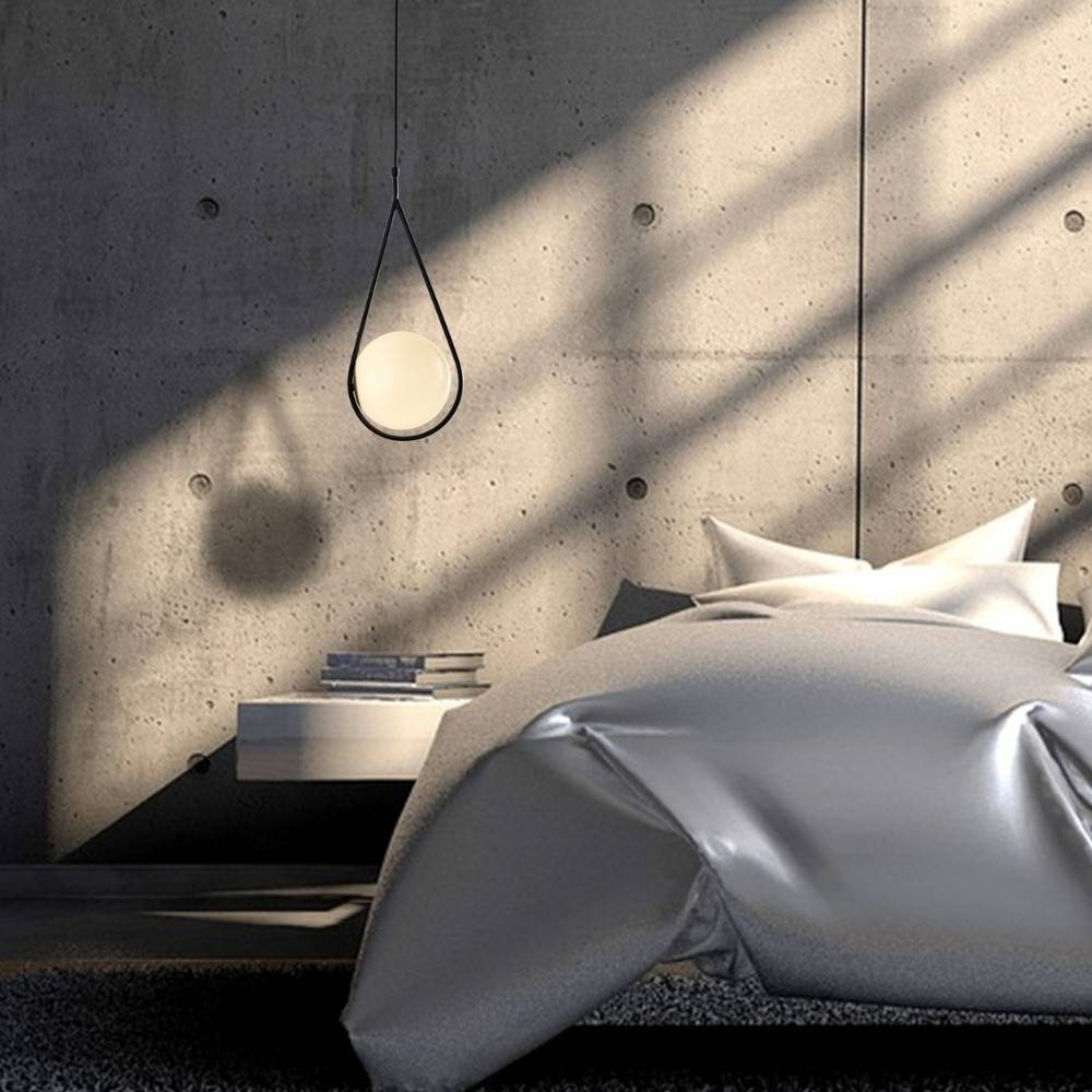 PENDENTE LA VILE PARA 1 LAMPADA G9 PRETO - HEVVY