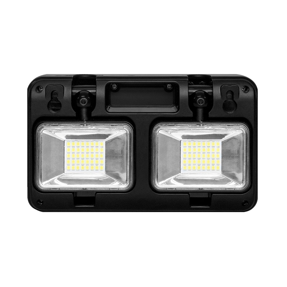 LUMINARIA LED EMERGENCIA BLA 10W BIVOLT LUZ BRANCA 6500K 2200LM PRETO - BLUMENAU