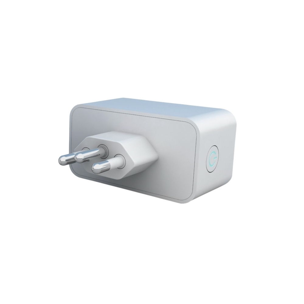 PLUG TOMADA 2 P+T 20A 250V BRANCO WI-FI AMBIENTE CONECTADO - STECK