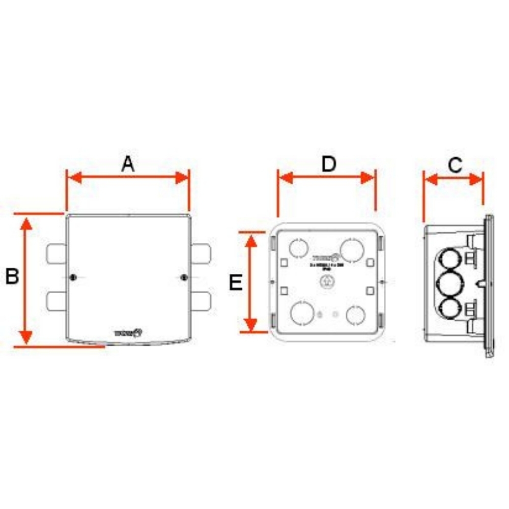 CAIXA PASSAGEM 30X30X10 EMBUTIR CPT-30 - TIGRE