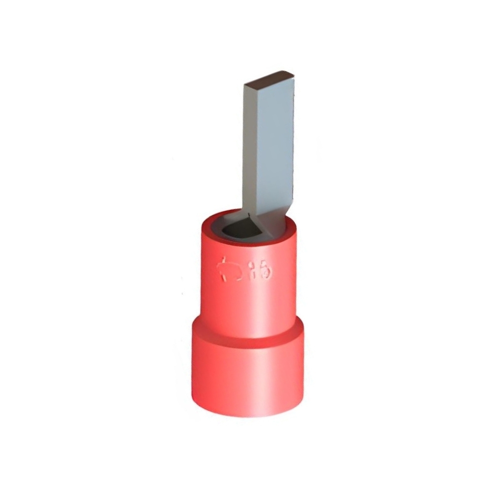 TERMINAL PRE-ISOL PINO 10MM VERMELHO COM 20 PECAS - INTELLI