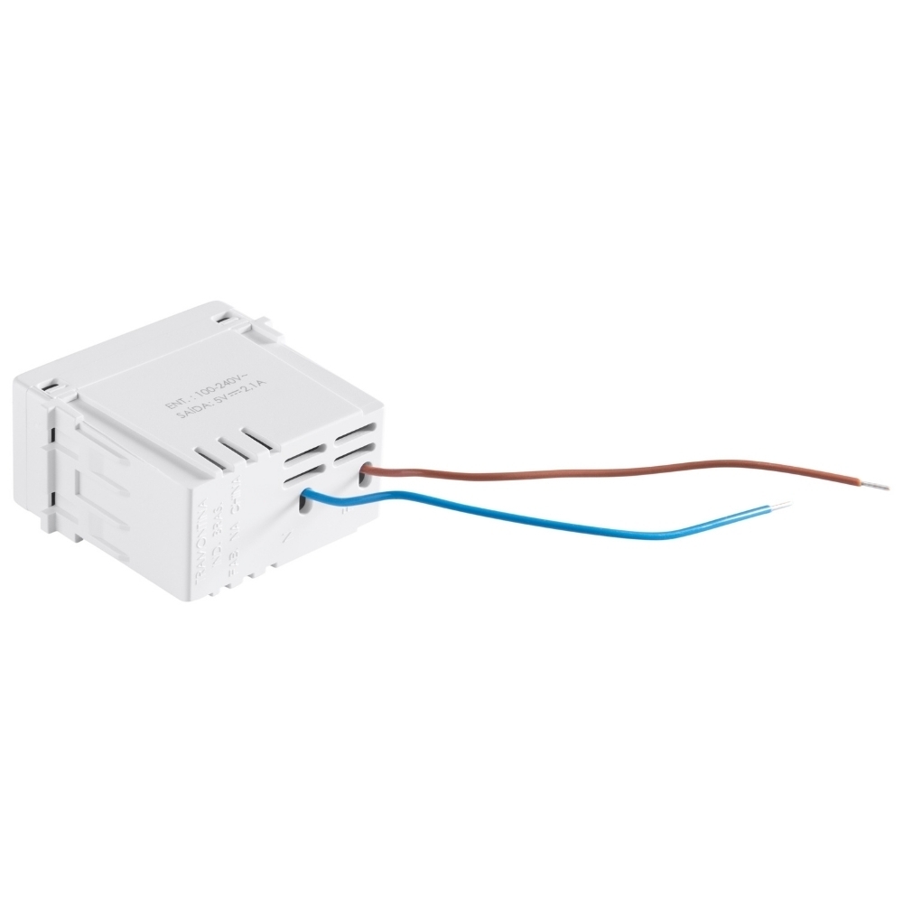MODULO 2 TOMADAS USB-C 2A BIVOLT BRANCO LIZ - TRAMONTINA