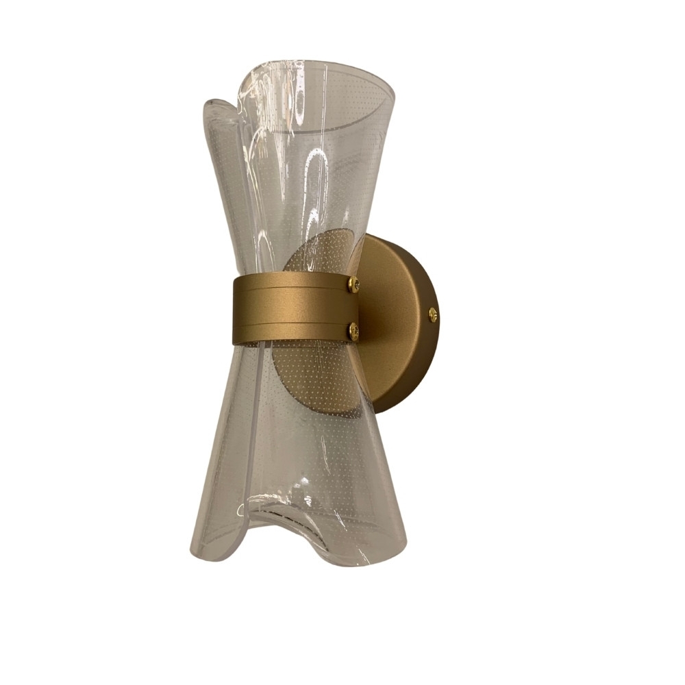 ARANDELA LED ROLL DIAMETRO 8,5X23CM ALTURA 5W BIVOLT 3 CORES 3000K/4000K/6000K 400LM DOURADO - SKYLIGHT