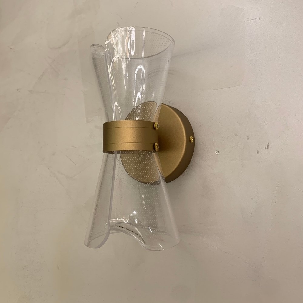 ARANDELA LED ROLL DIAMETRO 8,5X23CM ALTURA 5W BIVOLT 3 CORES 3000K/4000K/6000K 400LM DOURADO - SKYLIGHT