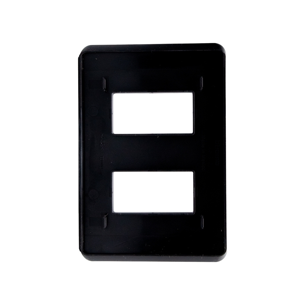 PLACA 4X2 PARA 2 POSTOS SEPARADOS PRETO SEM SUPORTE MATIXGO - BTICINO