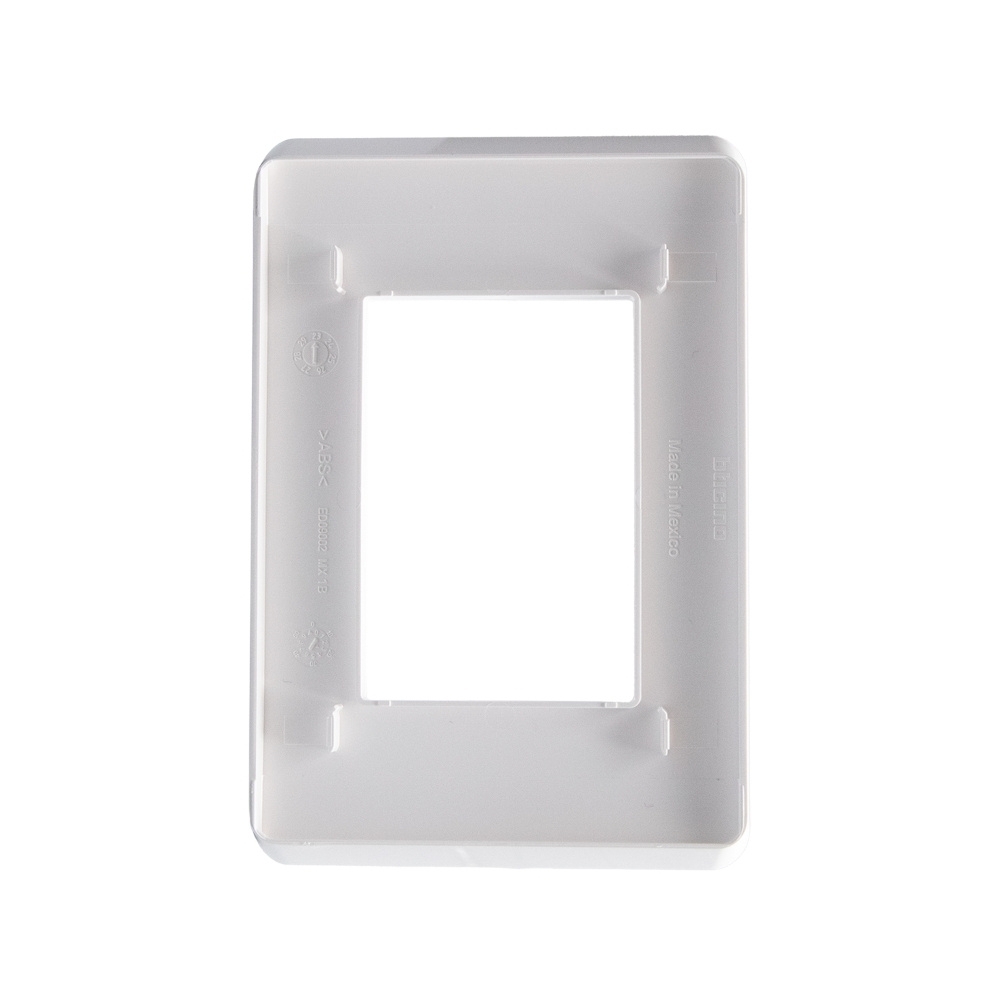 PLACA 4X2 PARA 3 POSTOS BRANCO SEM SUPORTE MATIXGO - BTICINO