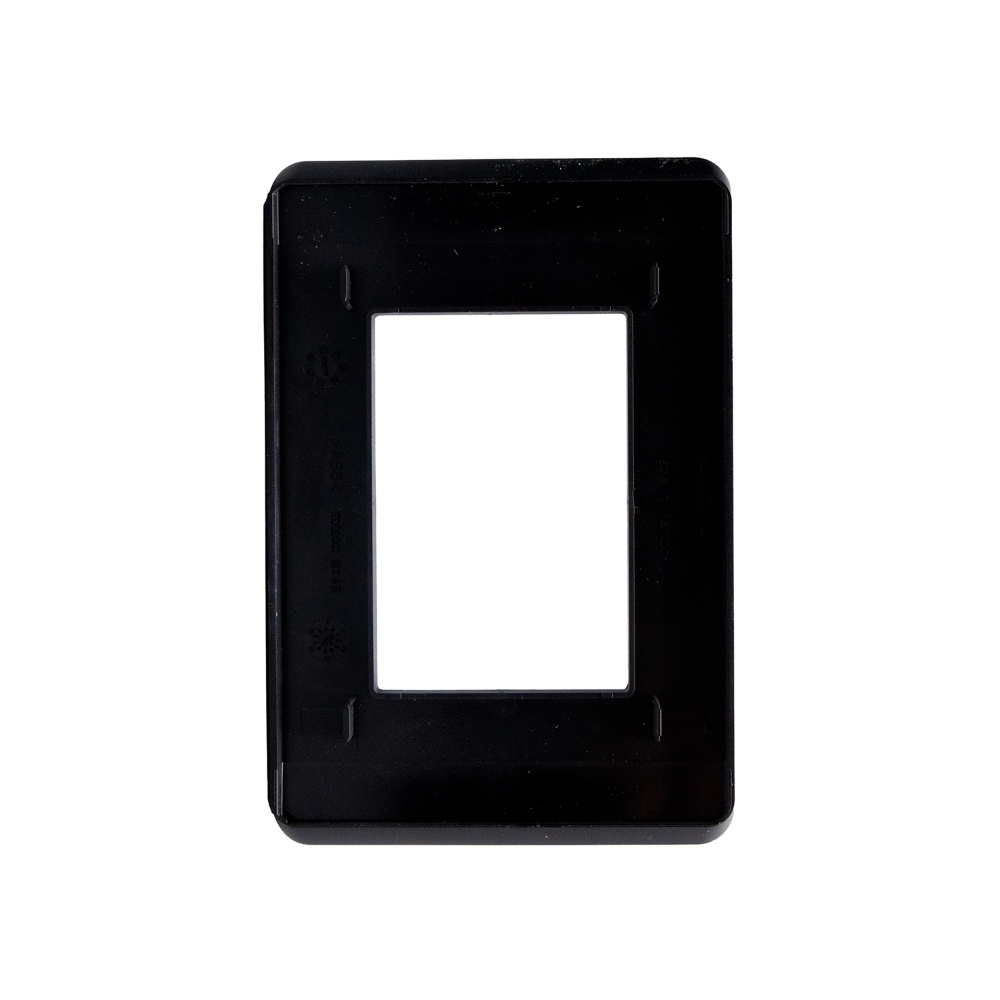 PLACA 4X2 PARA 3 POSTOS PRETO SEM SUPORTE MATIXGO - BTICINO