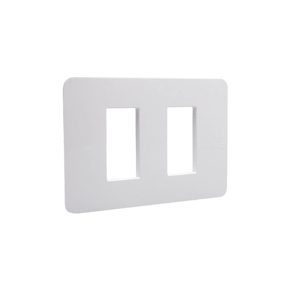 PLACA 4X2 PARA 2 POSTOS SEPARADOS BRANCO SEM SUPORTE MATIXGO - BTICINO