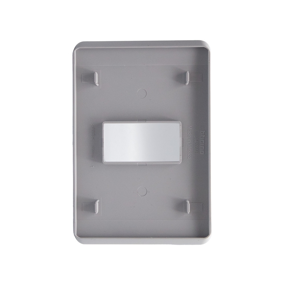 PLACA 4X2 PARA 1 POSTO CINZA SEM SUPORTE MATIXGO - BTICINO