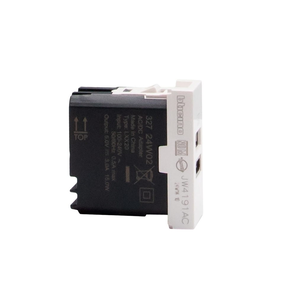 MODULO TOMADA USB A+C 15W BRANCO 1M MATIXGO - BTICINO